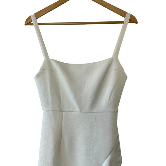 Hello Molly White Hard To Be Cool Midi Dress Women's Size 8 NEW - Picture 5 of 12